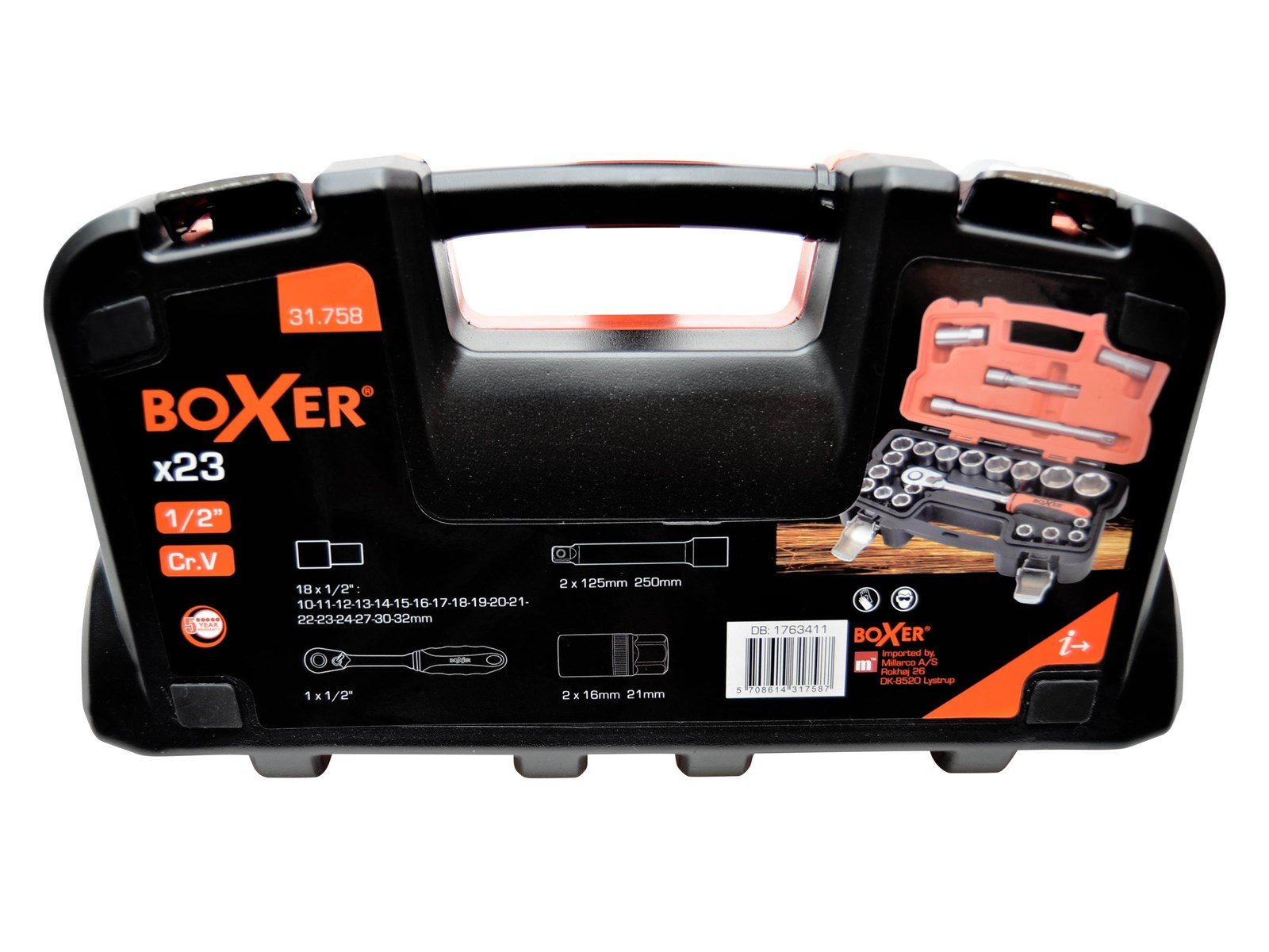 Boxer 23pc 1/2 Boxer 23pc 1/2